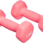 Amazon Basics Neopren Hanteln Gewichte,3.0 Pink, 2er-Set, 2 x 1.5 kg