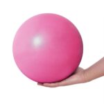 Fresion Gymnastikball Yoga Pilates Ball Kleine Übung Ball, 25cm Dicker Anti-Burst Gymnastikball,Softball,Weich Pilates Ball, Fitness Ball für Yoga,Heim, Büro,Sitzball, Rosa