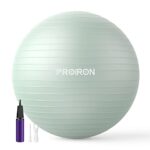 PROIRON Gymnastikball Pezziball Sitzball Trainingsball Fitnessball & Balance für Core-Training mit Pumpe Anti Burst Pilates Ball Robuster für Erwachsene Büro Pezzibälle Gymnastikbälle