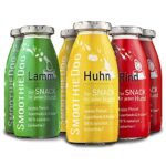 SmoothieDog Hundesmoothie 6er Probierset - Natürlicher Hundesnack für alle Hunde, mit hochwertigen Zutaten, Gluten- und zuckerfrei, 3 leckere Sorten - Lamm, Rind, Huhn, 6X 250 ml