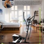 Zipro Shox RS Magnetischer Crosstrainer für Zuhause bis zu 120 kg - 8-Stufen Widerstand Ellipsentrainer Heimtrainer mit Computer misst Puls Kalorien Distanz Schnelligkeit - in Weiß