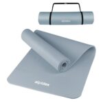 ALPIDEX Yogamatte 183 x 60 x 0.8 cm Phthalatfreie Fitness Matte Tragegurt rutschfest Gymnastik Turnen Pilates Sport Physio HIIT Yoga Trainingsmatte Isomatte Hautfreundlich, Farbe:Ice Blue