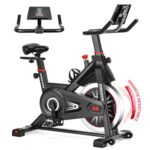 DMASUN Heimtrainer Fahrrad mit Magnetischem Widerstand, Cycling Bike Indoor Fitnessbike mit Größere LCD Display & Tablet-Halterung, Hometrainer Fahrrad für Zuhause, 160 KG Belastbar