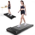 DeerRun Raceable Walking Pad 1845W Schreibtisch Laufband Max 134kg mit APP-Steuerung Slim Walking Running Machine Tragbar für Zuhause & Büro mit Kostenlosen Trainingskursen und Multi-Runner-Rennen