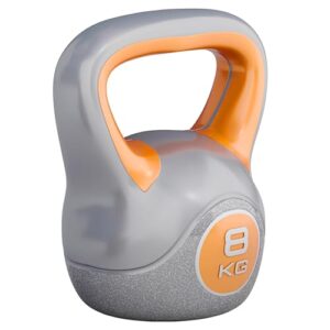 GORILLA SPORTS® Kettlebell - 2kg, 3kg, 4kg, 5kg, 6kg, 8kg, 10kg, 12kg, 14kg, 16kg, 18kg, 20kg Gewichte, Einzeln/Set, mit/ohne Ablage, Kunststoff - Kugelhantel, Schwunghantel, Kugelgewicht