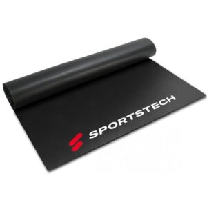 4-6 mm Bodenschutzmatte für Fitnessgeräte Heimtrainer –Sport Multifunktionsmatte, Fitnessmatte in schwarz für mehr Stabilität, schützt den Boden, Übungsmatte für Yoga, Pilates erhältlich in 4 Größen