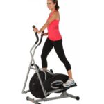 EXERPEUTIC Aero Air Crosstrainer, robuster und kompakter Ellipsentrainer mit Rillenriemenantrieb