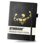 GYMBOOK® Trainingstagebuch A5 - Premium Fitness Journal fürs Workout. Gym Notizbuch, Planer & Workout Tagebuch für Damen & Herren