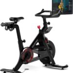 Peloton Bike+ | Indoor Stationary Exercise Bike with 24” HD, Anti-Reflective Rotating Touchscreen, Black