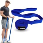 RED RAB Fitnessbänder Stoff - Gymnastikband mit Schlaufen - 245 cm lang - Resistance Bands & Widerstandsbänder Krafttraining - Fitnessband, Resistance Band, Widerstandsband Fitness, Gummiband Sport