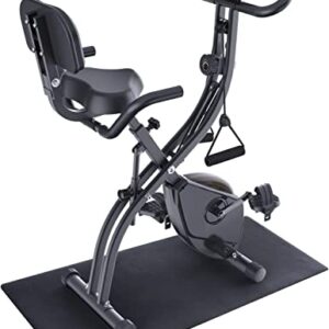 Sportneer Heimtrainer Fahrrad Klappbar für Zuhause - Ergometer Heimtrainer mit 16 Magnetische Widerstandsstufen, Hometrainer Fahrrad, Pulssensor