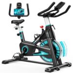 [2024 Aktualisierte] Wenoker Heimtrainers Fahrrad mit Magnetischem Widerstand, Indoor Fitnessbike Heimtrainer Kardio Training Fitnessbikes Hometrainer Fahrrad 160 kg Belastbar