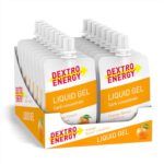 DEXTRO ENERGY LIQUID GEL ORANGE + VITAMINS - 18x60ml (18er Pack) - Traubenzucker Konzentrat aus schnell verfügbaren Kohlenhydraten, Energy Gel, Vitamin B6, Energy Riegel Alternative