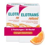 ELOTRANS reload - isotonische Elektrolyt-Glucose-Mischung - Nahrungsergänzungsmittel mit Magnesium, Kaliumchlorid, Cholin und B-Vitaminen - 2 x 15 Beutel, Big Pack