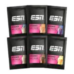 ESN Designer Whey Proteinpulver, Probenbundle, 6 x 30 g, variable Sorten, bis zu 23 g Protein pro Portion, ideal zum Muskelaufbau und -erhalt- made in Germany (Sorten können variieren)