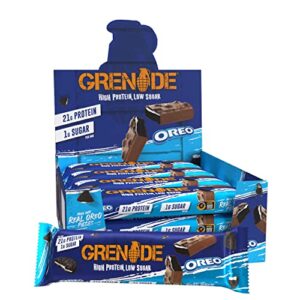 Grenade Proteinreicher, Zuckerarmer Riegel – OREO, 12 x 60 g