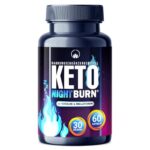 NEU: Saint Nutrition® KETO NIGHT BURN - Appetitzügler mit Melatonin 0,5 mg und Cholin für die Nacht – Stoffwechsel Rezeptur extrem, schnell & endlich - verbesserte Formel für Frauen + Männer