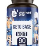 Keto Base Night - 90 Kapseln für nächtliche Versorgung ohne Koffein - Keto Komplex mit Grüntee Extrakt, Ashwagandha, Magnesium, Vitamin B6 - beliebt bei Sportler, Fitness - ideal mit Keto Base Day