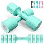 Verstellbare Hanteln 2er Set: Sportneer 0,9-4,5 kg (je 0,9-2,3 kg) Handgewichte Freie Gewichte Set für Damen Herren Senioren Workout Krafttraining für Home Gym Equipment Krafttraining