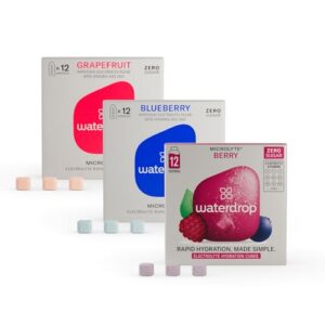 waterdrop® Microlyte Set Elektrolytgetränk ohne Zucker | 36 Portionen Elektrolyt Pulver mit 5 Elektrolyten, 9 Vitaminen + Zink | Veganes Sportgetränk zuckerfrei + kalorienfrei zur schnellen Hydration