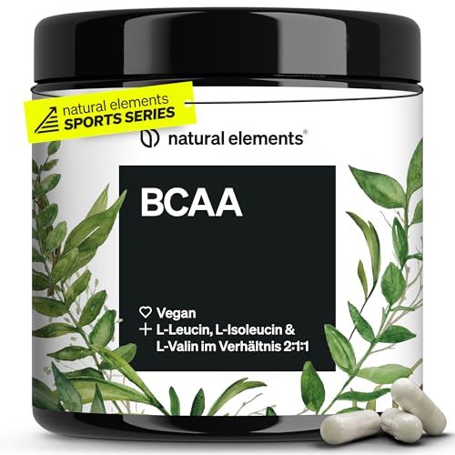 BCAA – 360 kleine Kapseln – essenzielle Aminosäuren – Leucin, Isoleucin & Valin – hoch bioverfügbares 2:1:1-Verhältnis – vegan, hochdosiert, ohne unnötige Zusätze – in Deutschland produziert