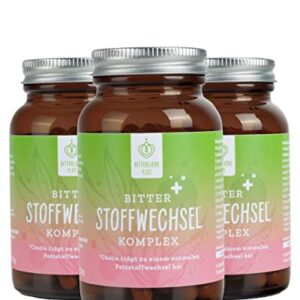 BitterLiebe® Plus Bitter Stoffwechsel* Komplex - Stoffwechsel* Tabletten mit Bitterstoffen 270 Stk. - mit Cholin und Zink für den Fettstoffwechsel