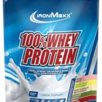 IronMaxx 100% Whey Protein Pulver - Lemon Joghurt 500g Beutel | zuckerreduziertes, wasserlösliches Eiweißpulver aus Molkenprotein | viele verschiedene Geschmacksrichtungen