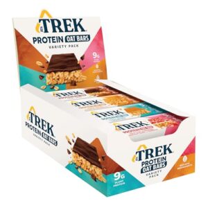 JB's TREK High Protein Flapjack Variety Pack - Glutenfrei - Pflanzenbasiert - Veganer Snack - 50g x 16 Riegel