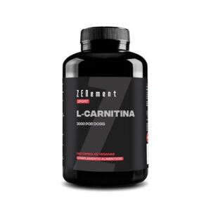 L-Carnitin hochdosiert, 180 Kapseln, 3000 mg pro Tagesportion | Premium: 100% L Carnitin Tartrat | Laborgeprüft, vegan, Ohne Zusätze | Zenement