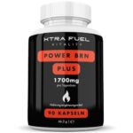 POWER BRN PLUS - Schnelle Formel mit 8-in-1 Rezeptur (hochdosiert) - Apfelessig, Grüntee, Cholin, Zink + weitere - 90 Kapseln mit hoher Bioverfügbarkeit - Premium Cut-Komplex - Vegan & Laborgeprüft