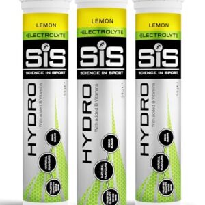 Science in Sport HYDRO Tabletten 60 Stk. Zitrone - Elektrolyte Tabletten, Vegan & glutenfrei, Brausetabletten zur Hydration und Zuführung von Elektrolyten