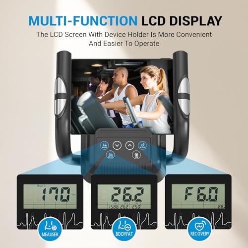 THERUN Crosstrainer, 150kg, Blau – Bild 2