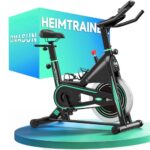 DMASUN Upgraded Heimtrainer Fahrrad, Leiser Hometrainer Fahrrad mit 0-100% Widerstand, LCD-Display & Tablet-Halterung, Professionelles Ergometer Heimtrainer mit bequemem Sitz, Bis 160KG
