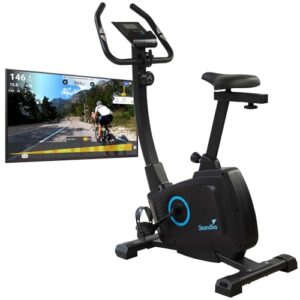 Skandika Heimtrainer Fahrrad Bragi/Cykling P6-H | Fitnessgeräte für zuhause, Fahrradergometer mit Magnetbremssystem, einstellbare Widerstandsstufen | Indoor Bike, Hometrainer, Fitness, Sport
