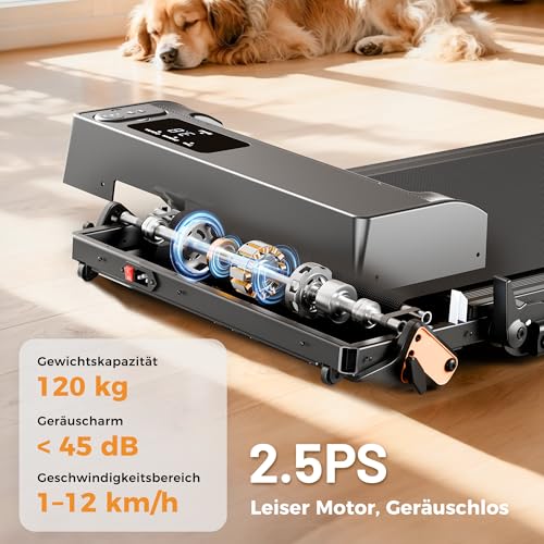 6in1 Laufband klappbar, 12km/h, 9% Neigung, APP – Bild 4