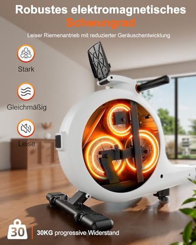 Superun Rudergerät - Leise, Magnetisch, APP & LCD – Bild 4