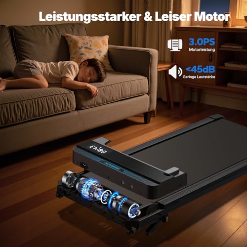 MERACH Walking Pad 3.0HP, 136kg, APP – Bild 3