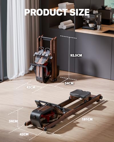 Wasser Rudergerät Holz, Bluetooth, Faltbar – Bild 3