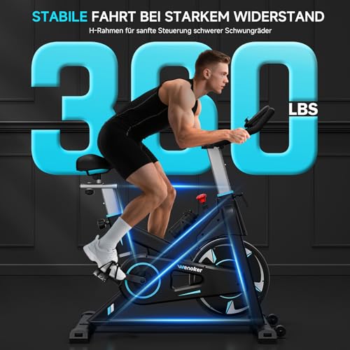 Wenoker Heimtrainer Fahrrad, APP, bis 160KG – Bild 2