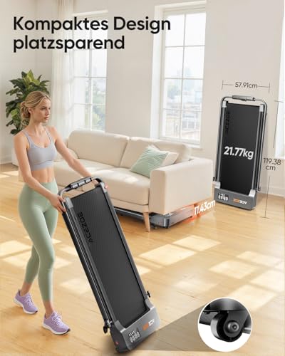 Klappbares Laufband mit Steigung & App – Bild 5