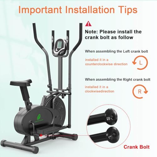 Neezee Crosstrainer 2in1, LCD, bis 120kg – Bild 2