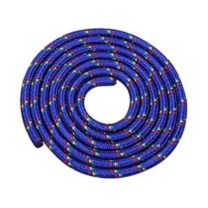 HAEST - Springseil ohne Griff für Kinder & Erwachsene, Gymnastikseil verstellbar, 3-Meter, ideal für Schule & Freizeit, Blau