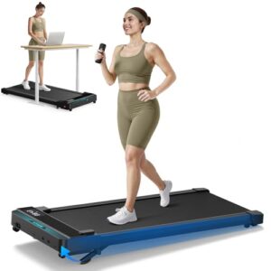 MERACH Walking Pad mit 5% Steigung, 3.0HP Laufband für Zuhause, 2-6km/h Laufband Schreibtisch, Treadmill für Zuhause und Büro, Fernbedienung Bis 136kg Belastbar, LED-Anzeige, APP