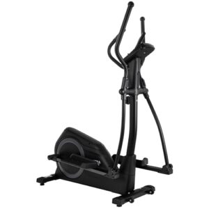 Miweba Sports Crosstrainer MC500 Stepper | 7 kg Schwungmasse - Bis 120 kg - Ergometer - Heimtrainer leise - Ellipsentrainer für Zuhause - LCD Monitor - Hometrainer - Cardio - Fitnessgerät (Schwarz)