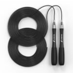 STRYVE Springseil inkl. 2 Seilen - 3 Meter Speed Rope verstellbar - Ergonomisch, Anti-Rutsch-Griff, 2 Seile mit 2 Gewichtsstufen - Für Speed Skipping, Boxen, Cardio, Fitness - Springseil Erwachsene