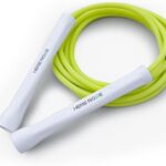 Hererope PVC Springseil 6mm Seilspringen für Männer & Frauen Fitness, Geschwindigkeit, Tricks, Cardiotraining, Boxen Springseil mit Unzerbrechlichen Griffen und Knotfreiem Seil (Grün)
