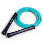 Hererope PVC Springseil 6mm Seilspringen für Männer & Frauen Fitness, Geschwindigkeit, Tricks, Cardiotraining, Boxen Springseil mit Unzerbrechlichen Griffen und Knotfreiem Seil (Türkis)