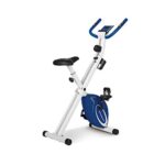 Ultrasport F-Bike Curved Heimtrainer Fahrrad Klappbar I Hometrainer Fahrrad Klappbar mit Komfort-Sattel I Ergometer Heimtrainer, Fitnessbikes, Trimmrad Heimtrainer Klappbar