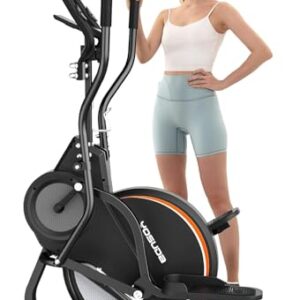 YOSUDA Crosstrainer für zuhause Testsieger, 3-in-1 (Ellipsentrainer + Stepper + Stairmaster), 16 Widerstandsstufen, 8kg Schwungrad, Ultraleiser Magnetwiderstand, 45° Neigung, Pulssensor, LCD Monitor