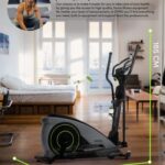 Zipro Crosstrainer Dunk, Ellipsentrainer bis zu 150 kg, Crosstrainer für Zuhause, Cardio Trainingsgerät, Exercise Machines, Heimtrainer, 16 Widerstandsstufen